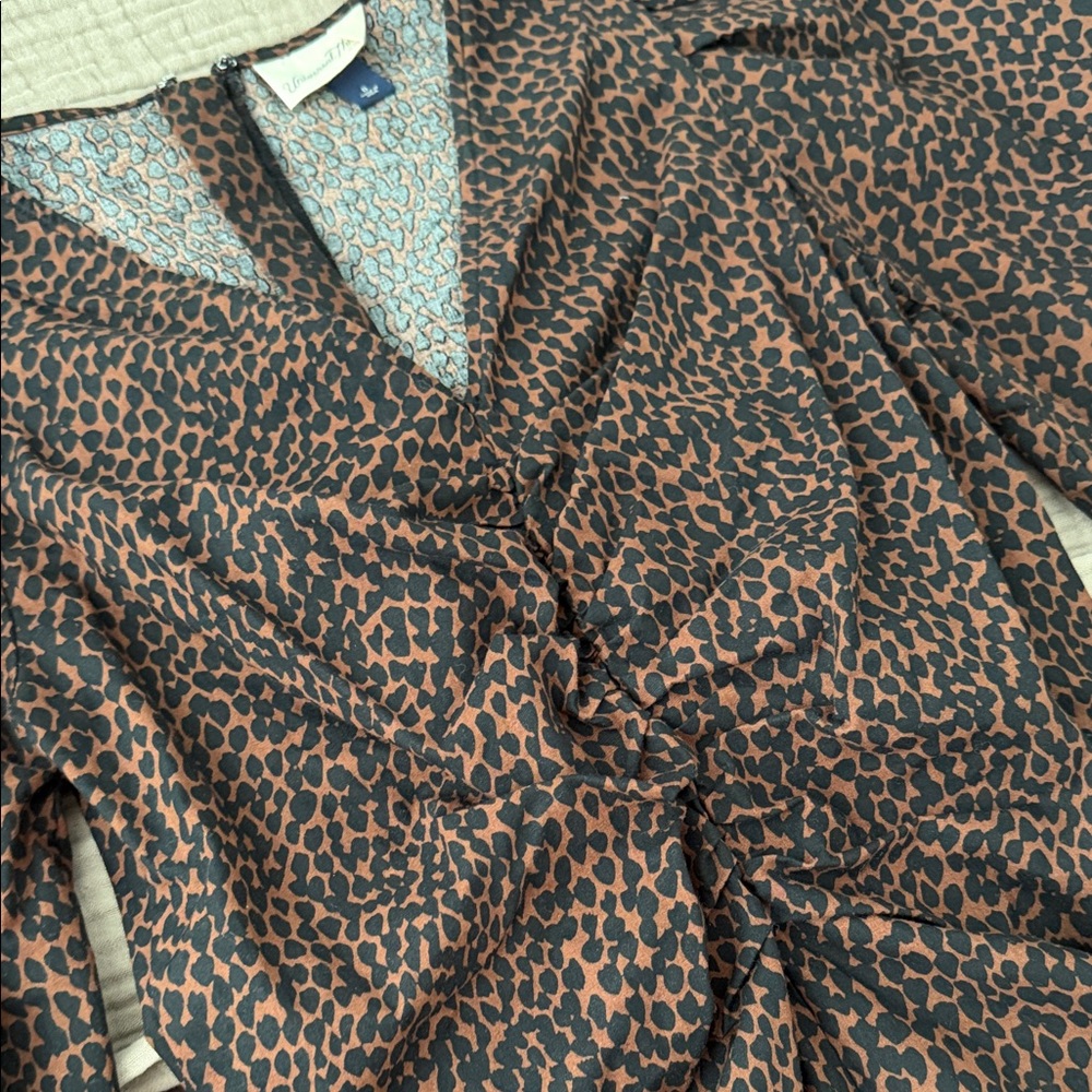 Universal Thread Brown Leopard Print Long Sleeve … - image 2